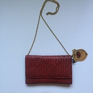 NWT Red Clutch/Cross-body Purse
